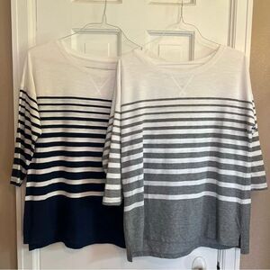 Bundle of 2 Sonoma Striped Tops